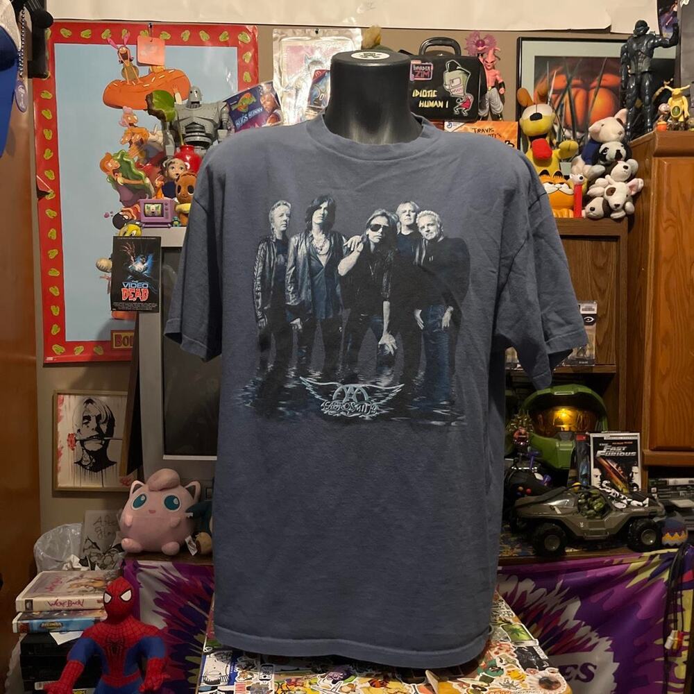 Aerosmith Vintage Band Tee 2001 Just Press Play Size XL